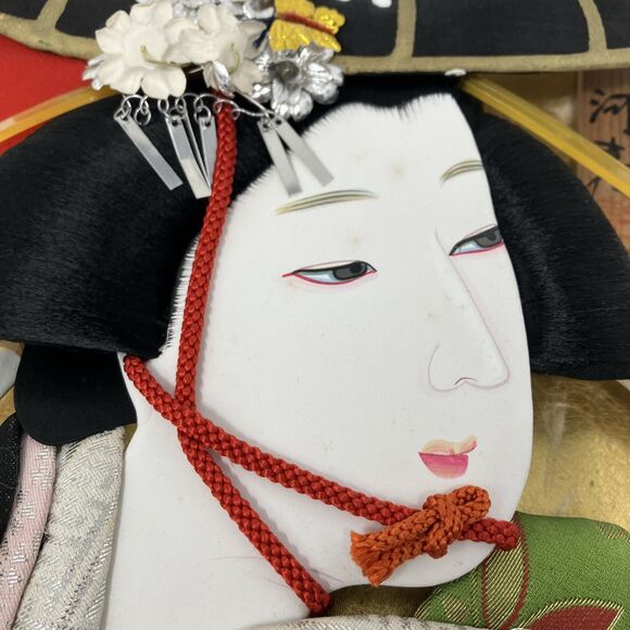 Hagoita Hinamatsuri Traditional Craft Edo Oshie Japan Japanese - Picture 3 of 16